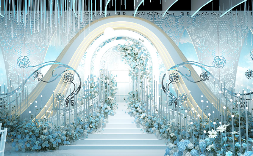 南郑釡香烙馍村水晶厅效果展示